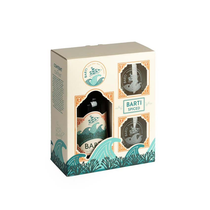 Blas ar Fwyd site Barti Pembrokeshire Seaweed Spiced Rum Gift Set